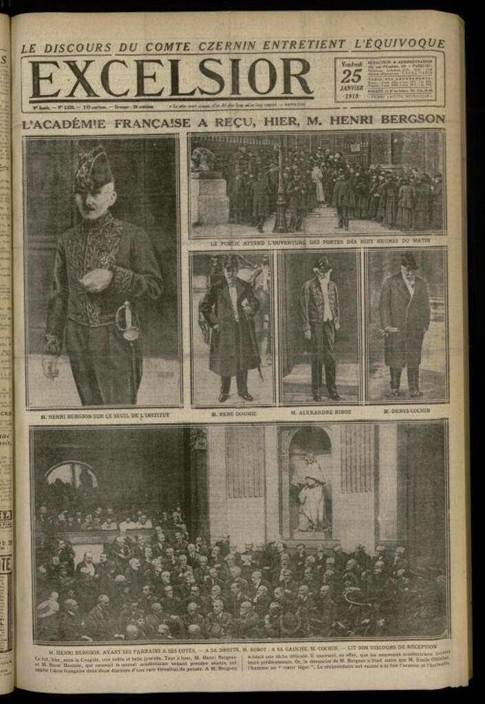 Miniatura de Excelsior: journal illustré quotidien de 25 de enero de 1918, nº 2628