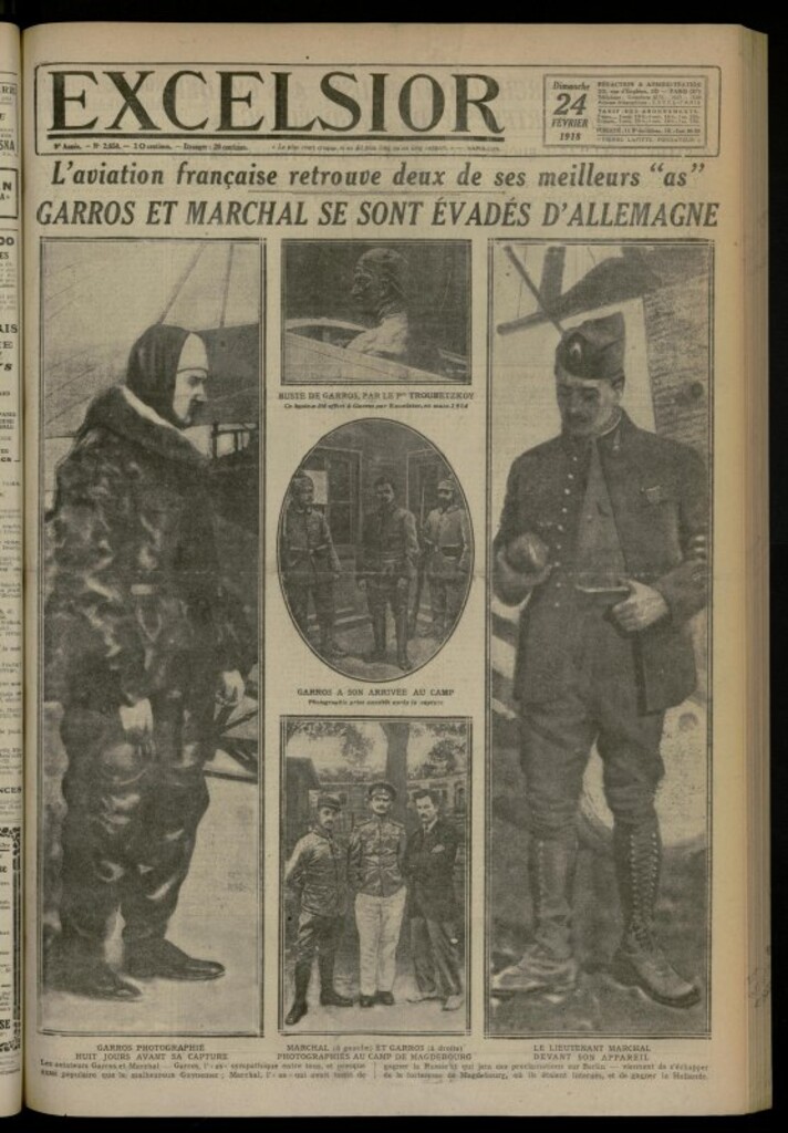Miniatura de Excelsior: journal illustré quotidien de 24 de febrero de 1918, nº 2658