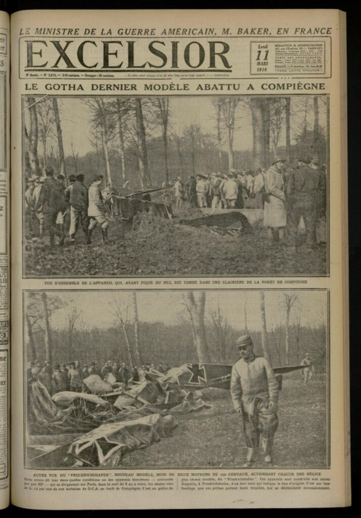 Miniatura de Excelsior: journal illustré quotidien de 11 de marzo de 1918, nº 2673