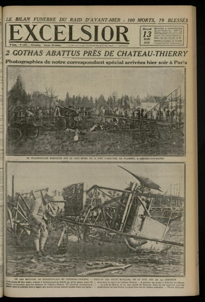 Miniatura de Excelsior: journal illustré quotidien de 13 de marzo de 1918, nº 2675
