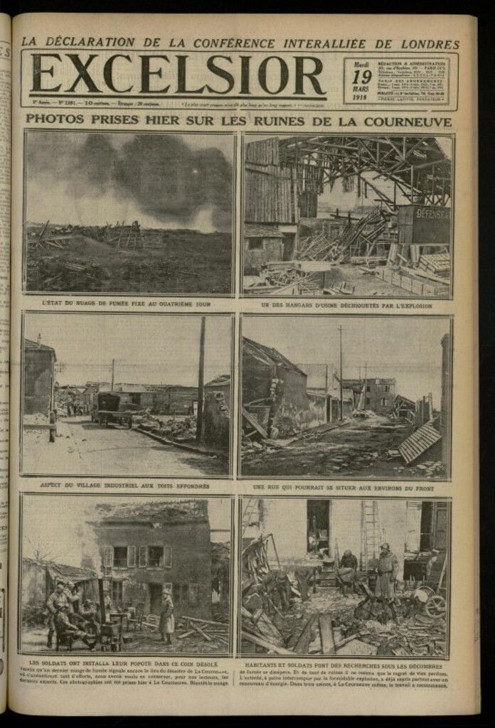 Miniatura de Excelsior: journal illustré quotidien de 19 de marzo de 1918, nº 2681
