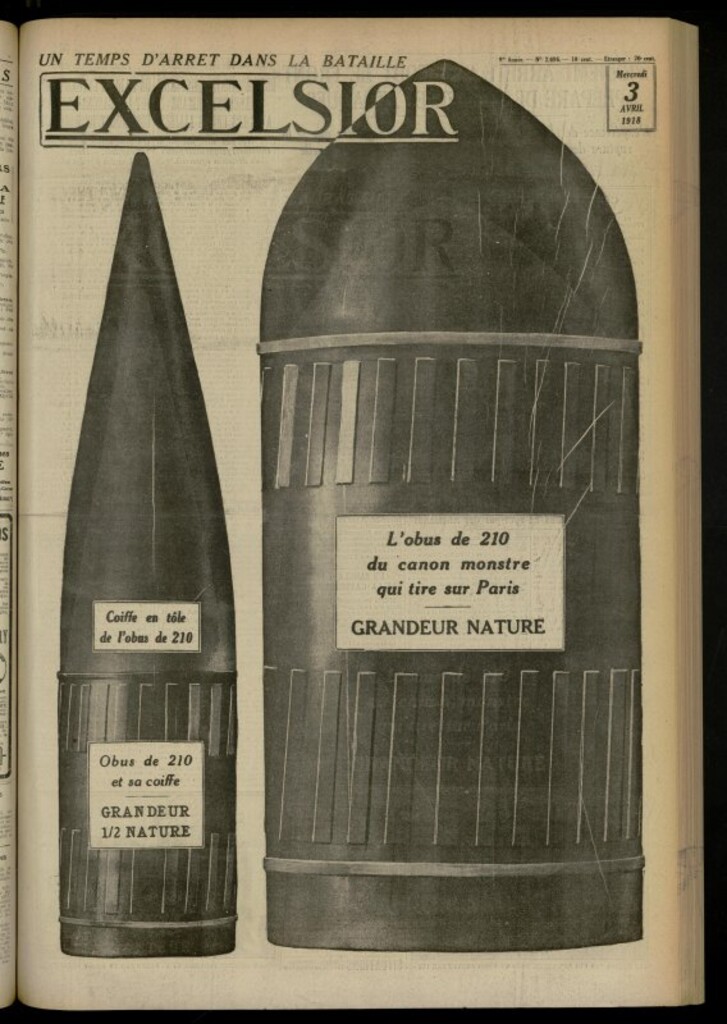 Miniatura de Excelsior: journal illustré quotidien de 3 de abril de 1918, nº 2696
