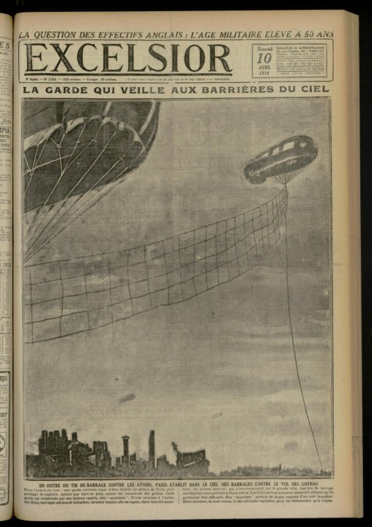 Miniatura de Excelsior: journal illustré quotidien de 10 de abril de 1918, nº 2703