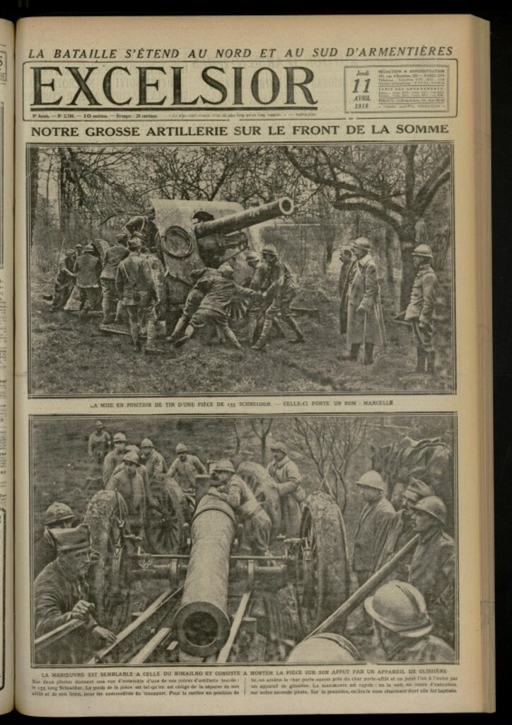 Miniatura de Excelsior: journal illustré quotidien de 11 de abril de 1918, nº 2704
