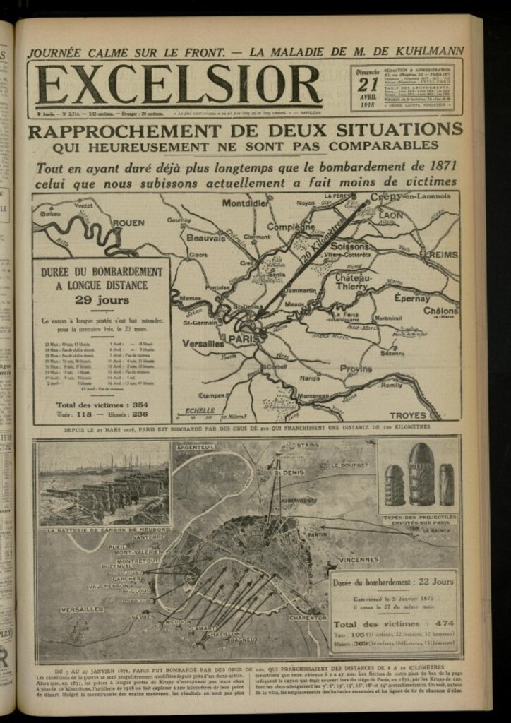 Miniatura de Excelsior: journal illustré quotidien de 21 de abril de 1918, nº 2714