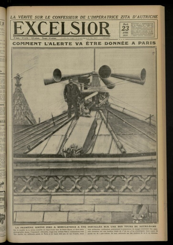 Miniatura de Excelsior: journal illustré quotidien de 23 de abril de 1918, nº 2716