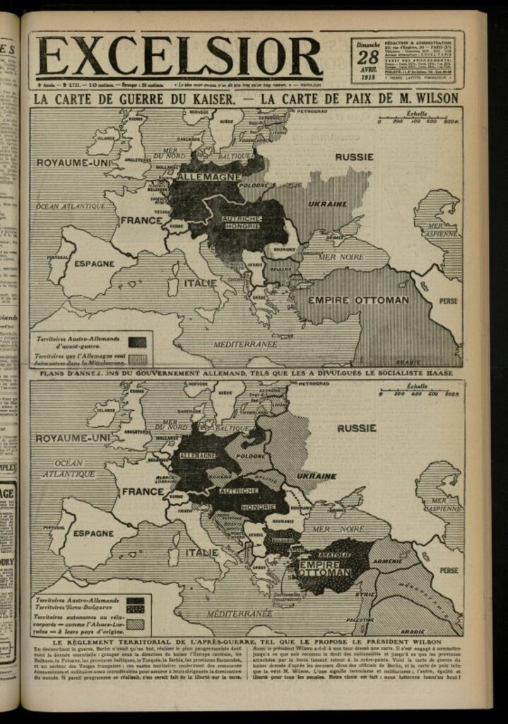 Miniatura de Excelsior: journal illustré quotidien de 28 de abril de 1918, nº 2721