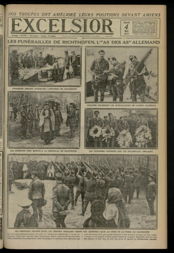 Miniatura de Excelsior: journal illustré quotidien de 4 de mayo de 1918, nº 2717