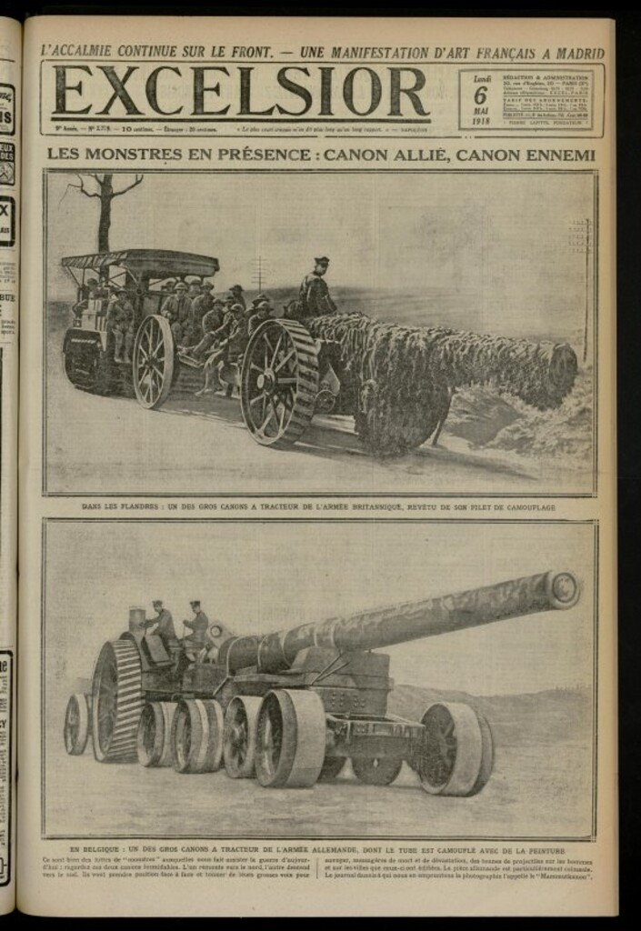 Miniatura de Excelsior: journal illustré quotidien de 6 de mayo de 1918, nº 2729