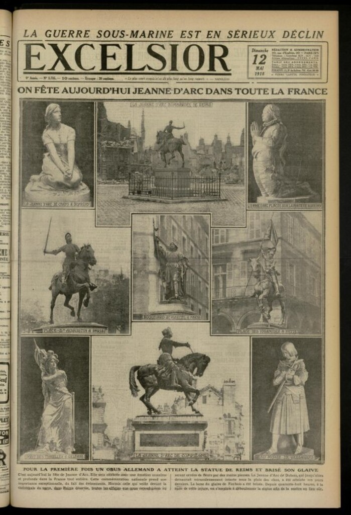 Miniatura de Excelsior: journal illustré quotidien de 12 de mayo de 1918, nº 2735