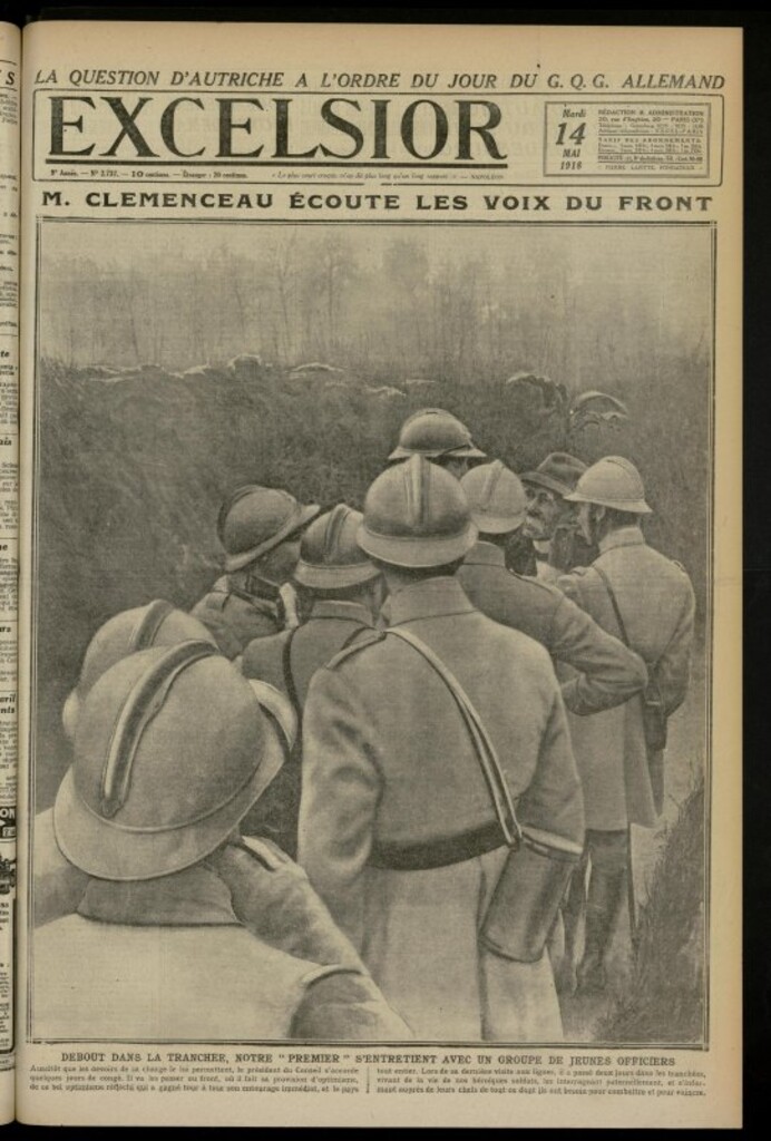 Miniatura de Excelsior: journal illustré quotidien de 14 de mayo de 1918, nº 2737