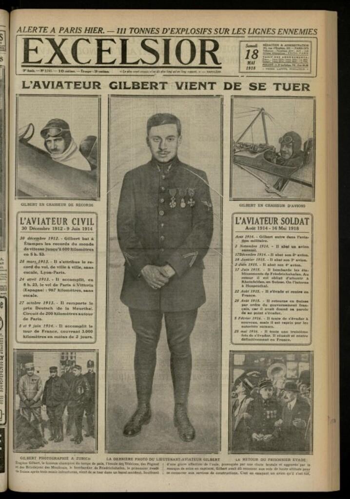 Miniatura de Excelsior: journal illustré quotidien de 18 de mayo de 1918, nº 2741