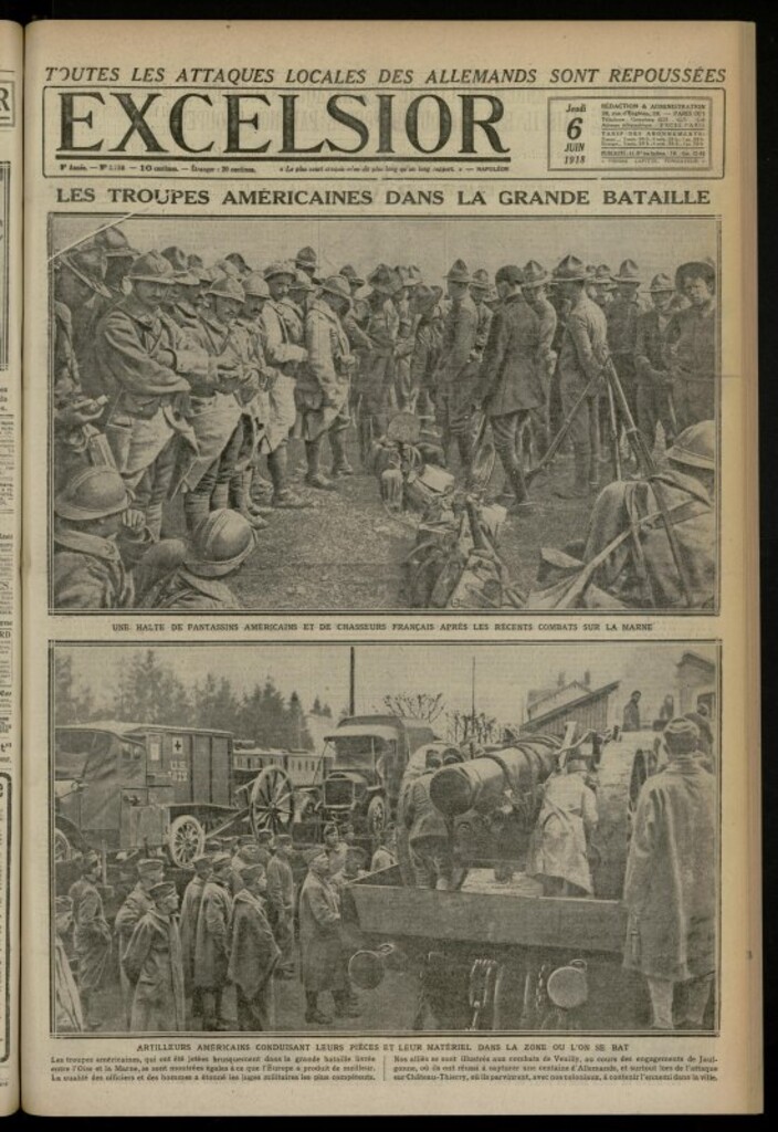 Miniatura de Excelsior: journal illustré quotidien de 6 de junio de 1918, nº 2756