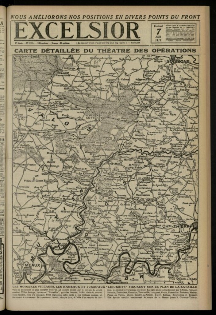 Miniatura de Excelsior: journal illustré quotidien de 7 de junio de 1918, nº 2757