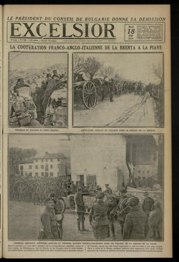 Miniatura de Excelsior: journal illustré quotidien de 18 de junio de 1918, nº 2768
