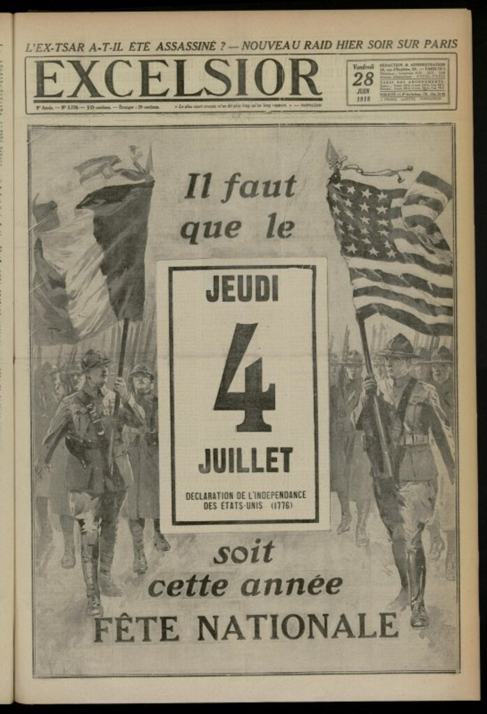 Miniatura de Excelsior: journal illustré quotidien de 28 de junio de 1918, nº 2778