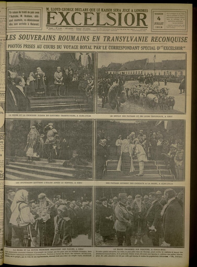 Miniatura de Excelsior: journal illustré quotidien de 4 de julio de 1919, nº 3148
