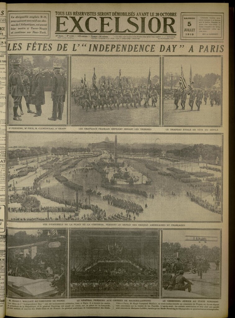 Miniatura de Excelsior: journal illustré quotidien de 5 de julio de 1919, nº 3149