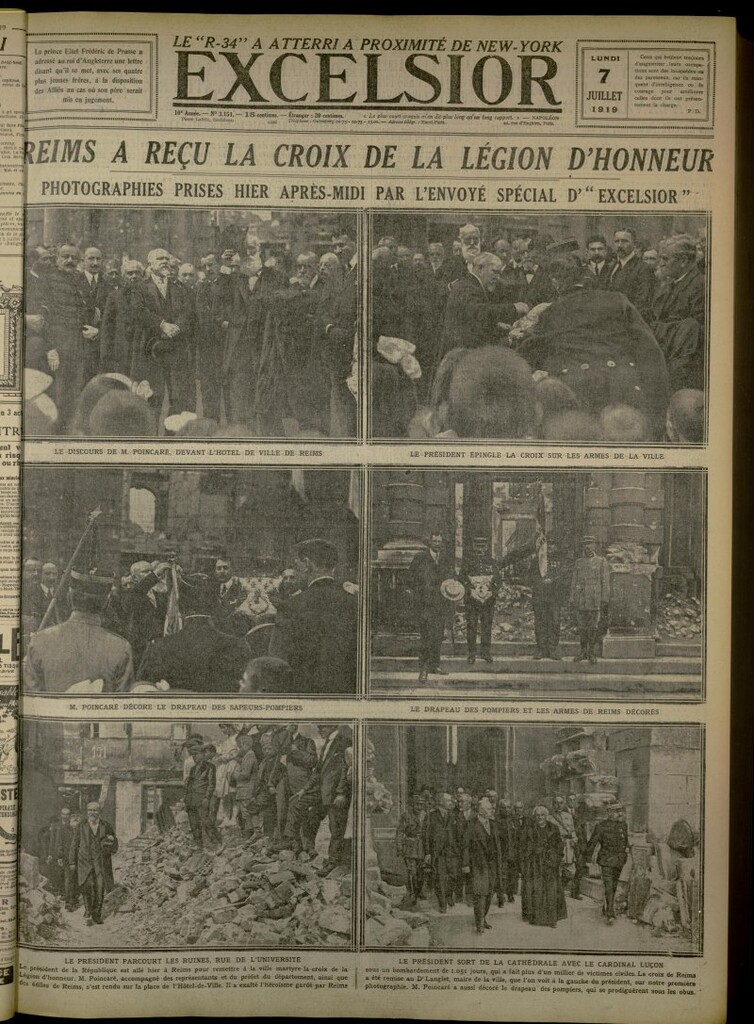 Miniatura de Excelsior: journal illustré quotidien de 7 de julio de 1919, nº 3151
