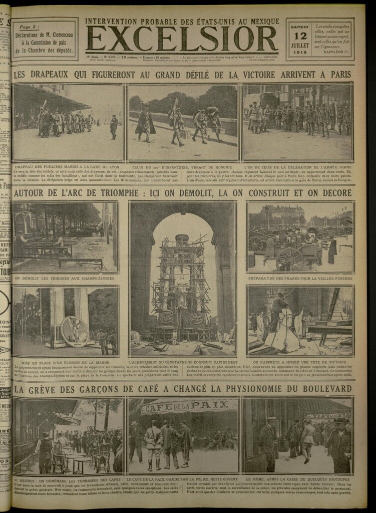 Miniatura de Excelsior: journal illustré quotidien de 12 de julio de 1919, nº 3156