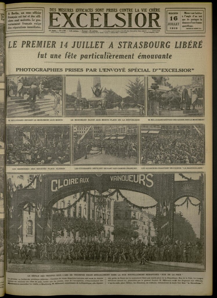 Miniatura de Excelsior: journal illustré quotidien de 16 de julio de 1919, nº 3160