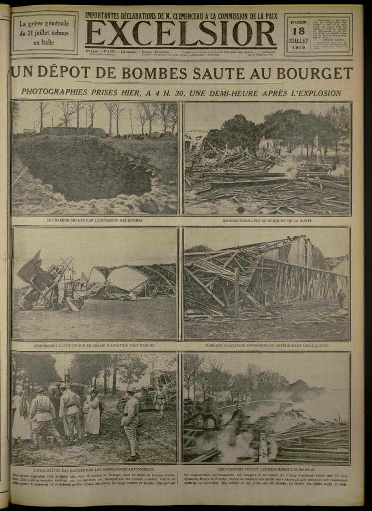 Miniatura de Excelsior: journal illustré quotidien de 18 de julio de 1919, nº 3162