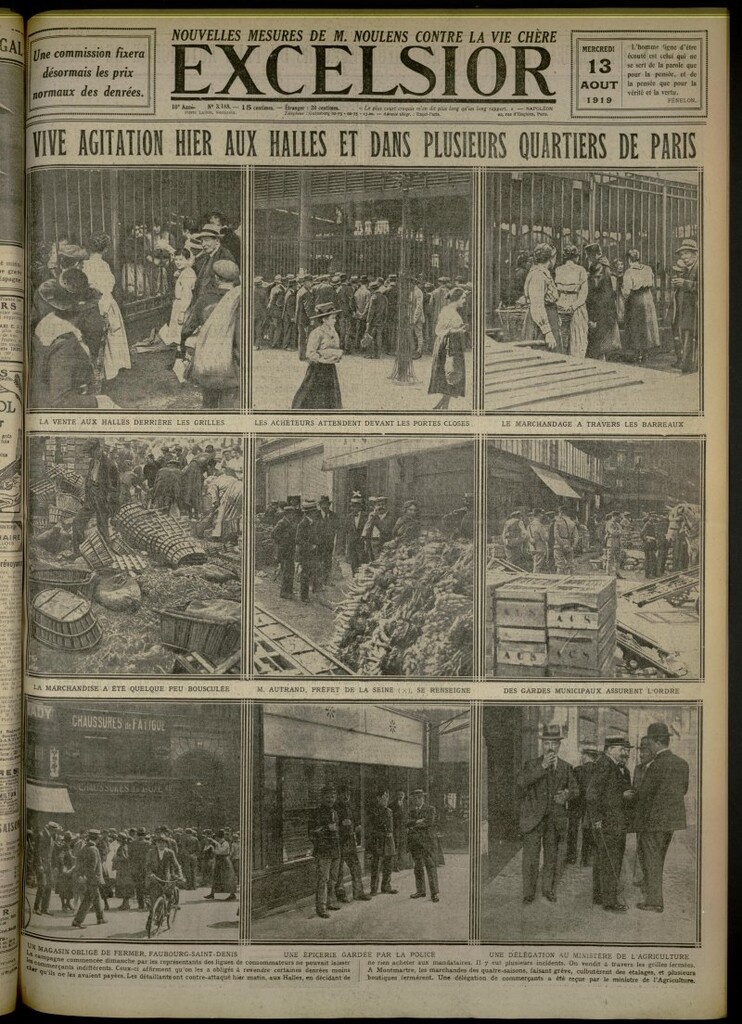 Miniatura de Excelsior: journal illustré quotidien de 13 de agosto de 1919, nº 3188