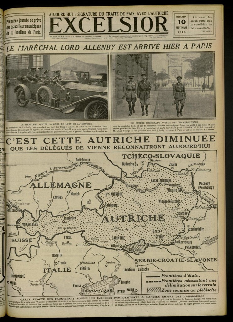 Miniatura de Excelsior: journal illustré quotidien de 10 de septiembre de 1919, nº 3216