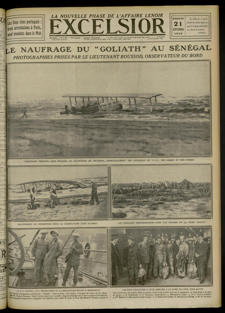 Miniatura de Excelsior: journal illustré quotidien de 21 de septiembre de 1919,nº 3227