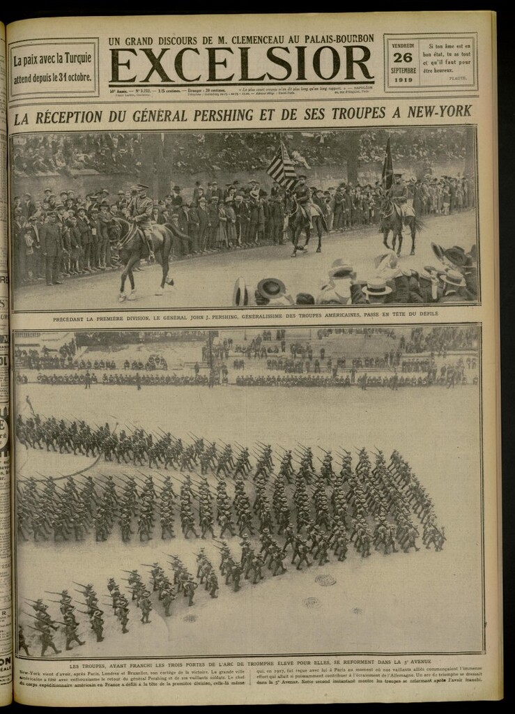 Miniatura de Excelsior: journal illustré quotidien de 26 de septiembre de 1919, nº 3232