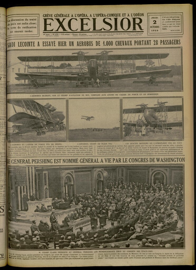 Miniatura de Excelsior: journal illustré quotidien de 2 de octubre de 1919, nº 3238