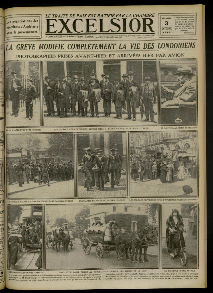 Miniatura de Excelsior: journal illustré quotidien de 3 de octubre de 1919, nº 3239