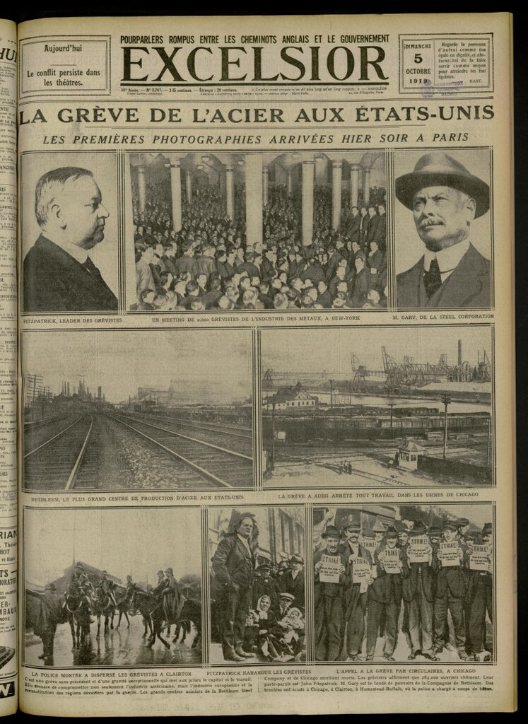 Miniatura de Excelsior: journal illustré quotidien de 5 de octubre de 1919, nº 3241