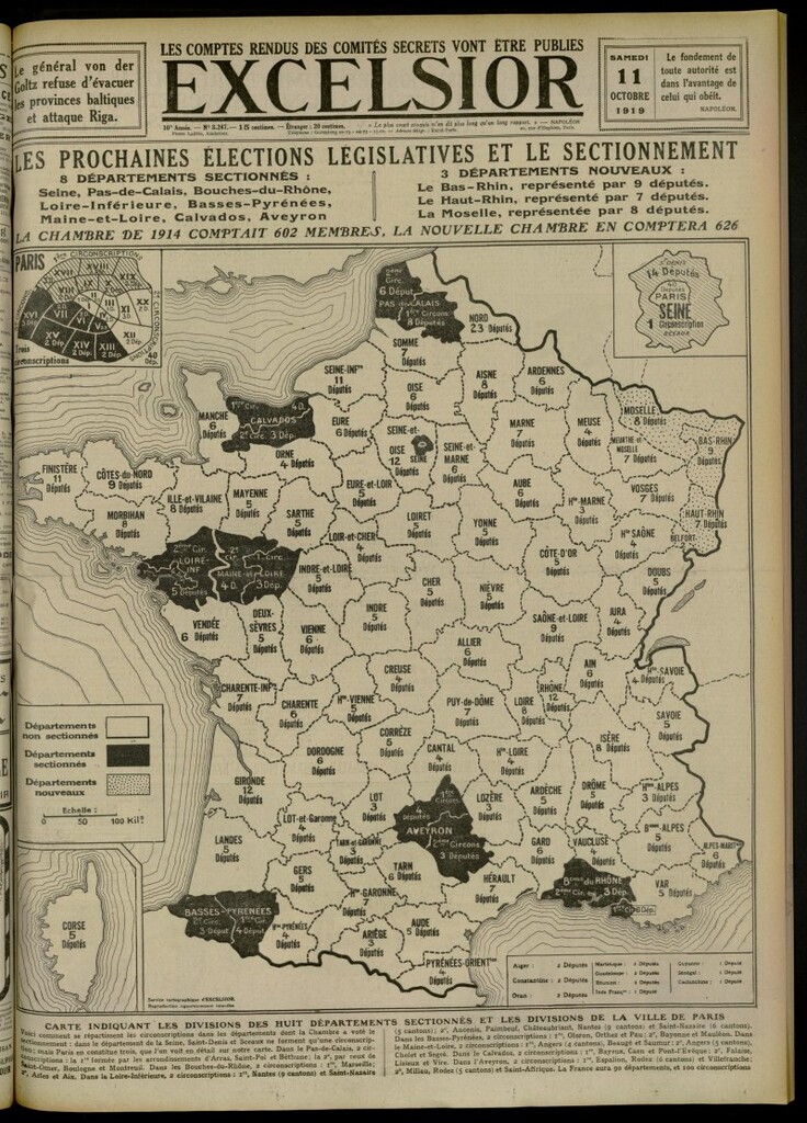 Miniatura de Excelsior: journal illustré quotidien de 11 de octubre de 1919, nº 3247