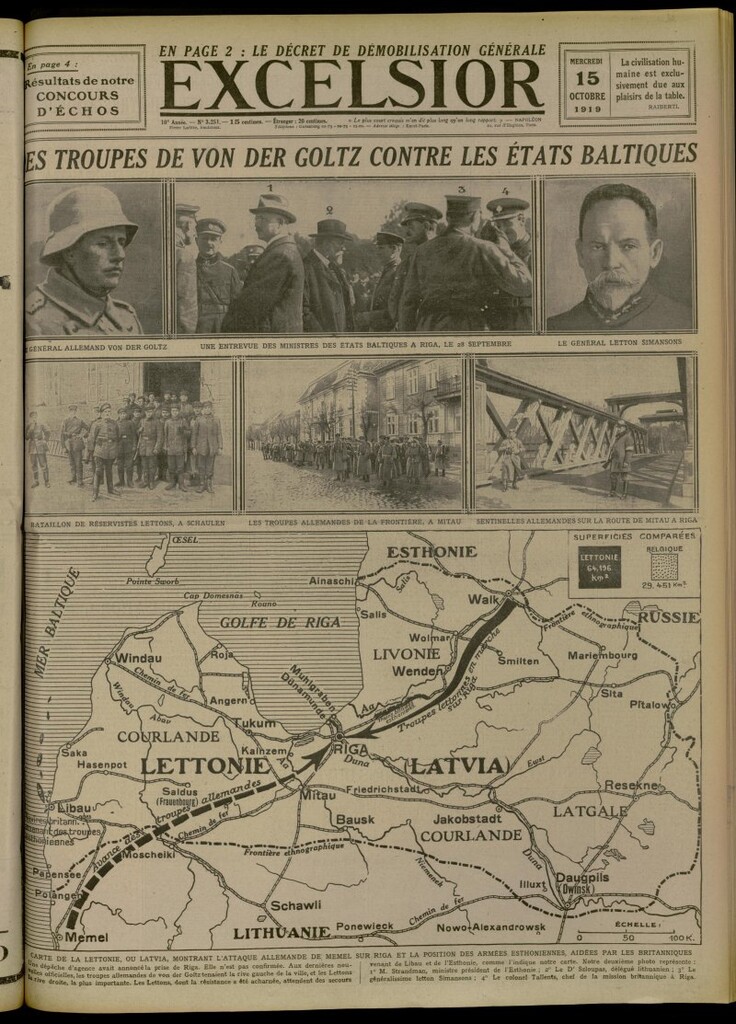 Miniatura de Excelsior: journal illustré quotidien de 15 de octubre de 1919, nº 3251