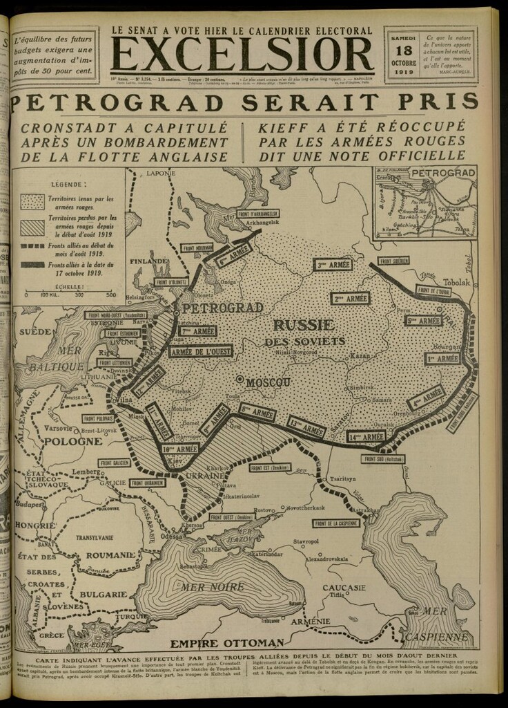 Miniatura de Excelsior: journal illustré quotidien de 18 de octubre de 1919, nº 3254