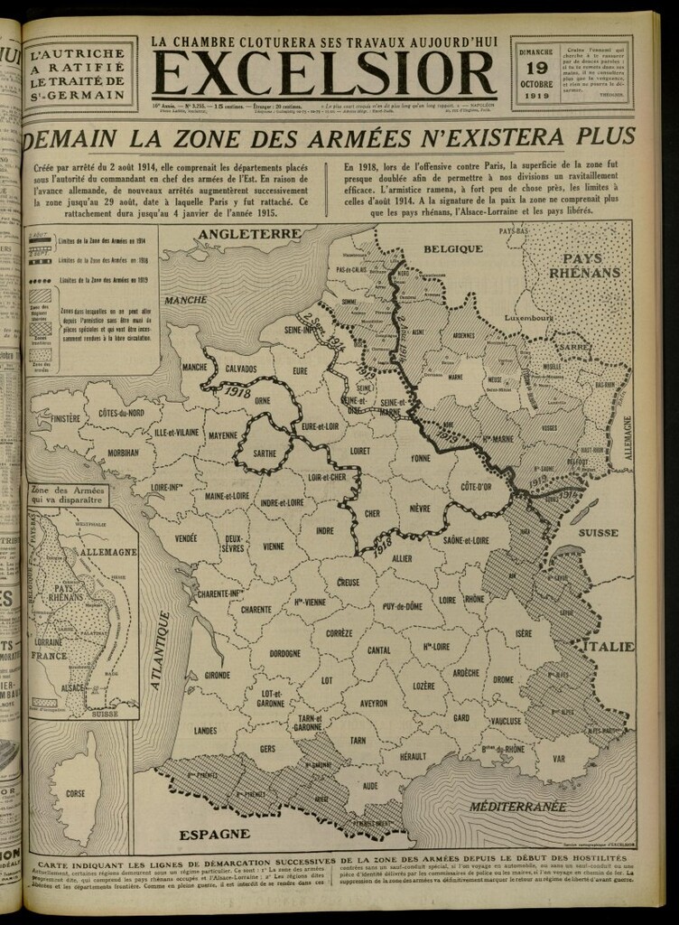 Miniatura de Excelsior: journal illustré quotidien de 19 de octubre de 1919, nº 3255