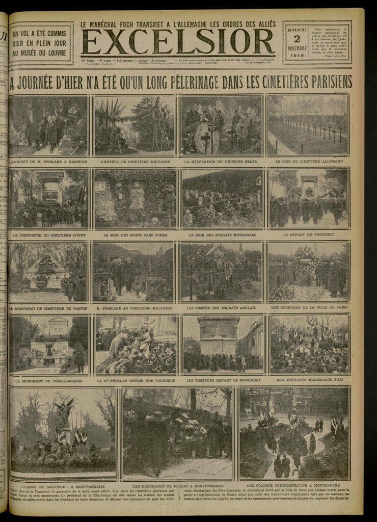 Miniatura de Excelsior: journal illustré quotidien de 2 de noviembre de 1919, nº 3269