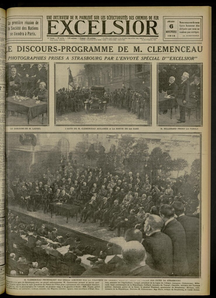 Miniatura de Excelsior: journal illustré quotidien de 6 de noviembre de 1919, nº 3273