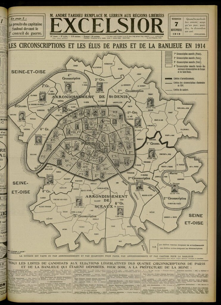 Miniatura de Excelsior: journal illustré quotidien de 7 de noviembre de 1919, nº 3274
