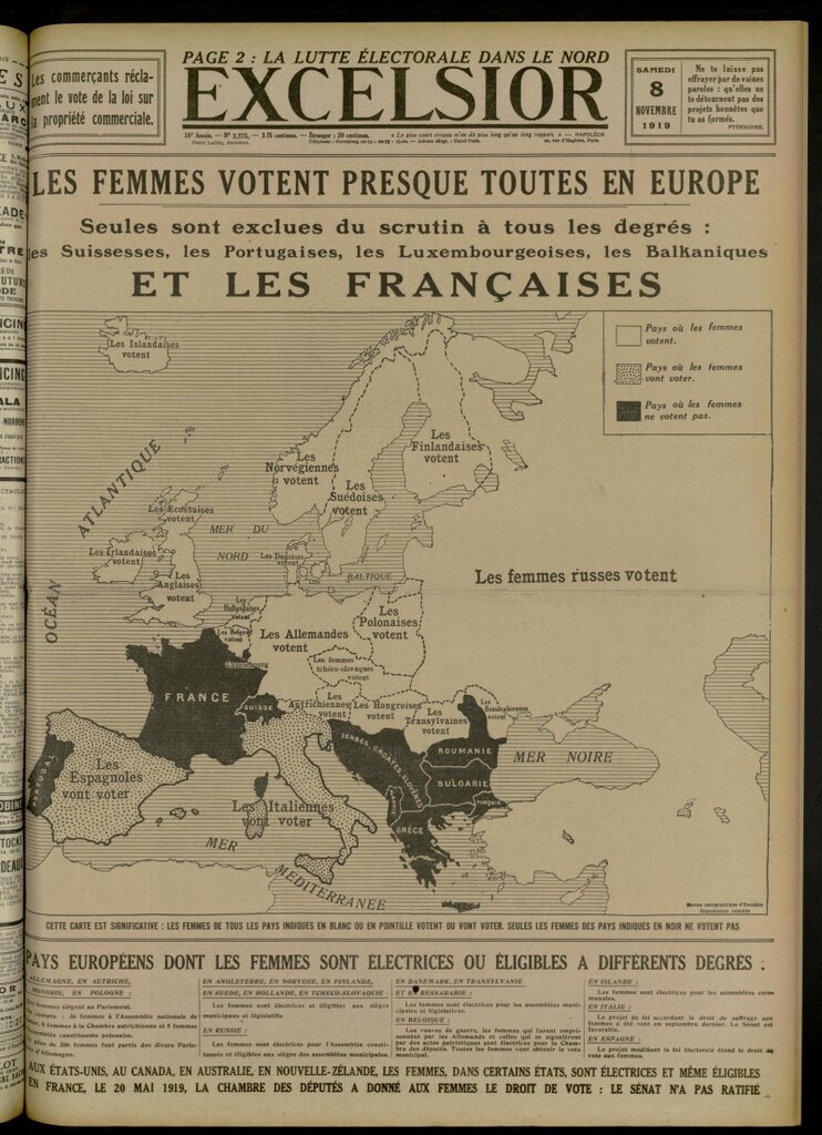 Miniatura de Excelsior: journal illustré quotidien de 8 de noviembre de 1919, nº 3275