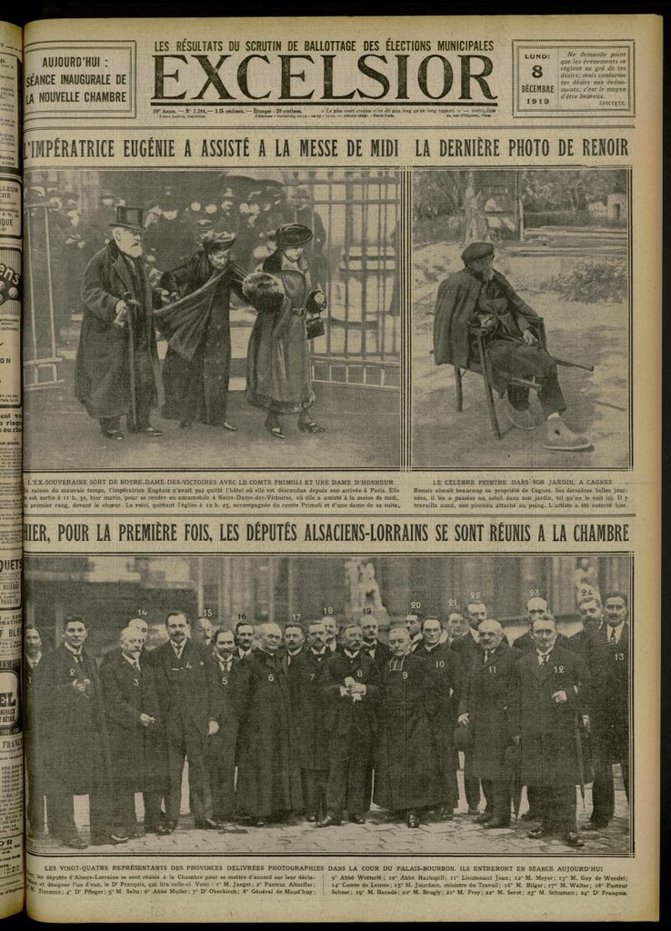Miniatura de Excelsior: journal illustré quotidien de 8 de diciembre de 1919, nº 3284