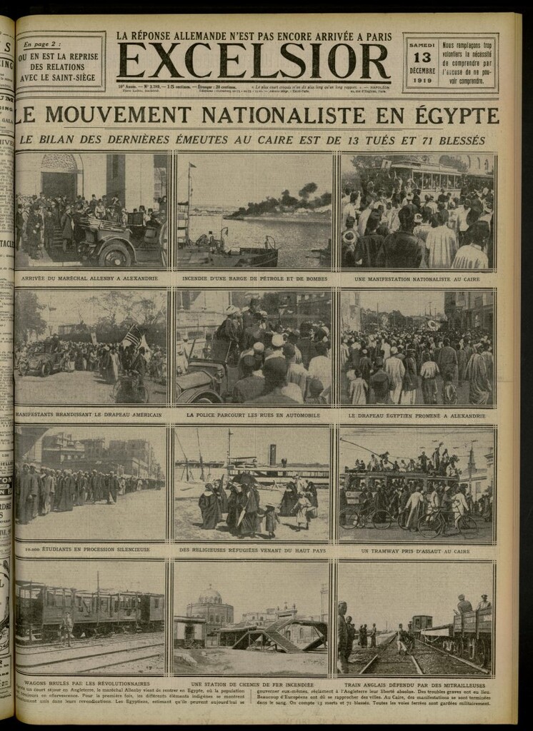 Miniatura de Excelsior: journal illustré quotidien de 13 de diciembre de 1919, nº 3289