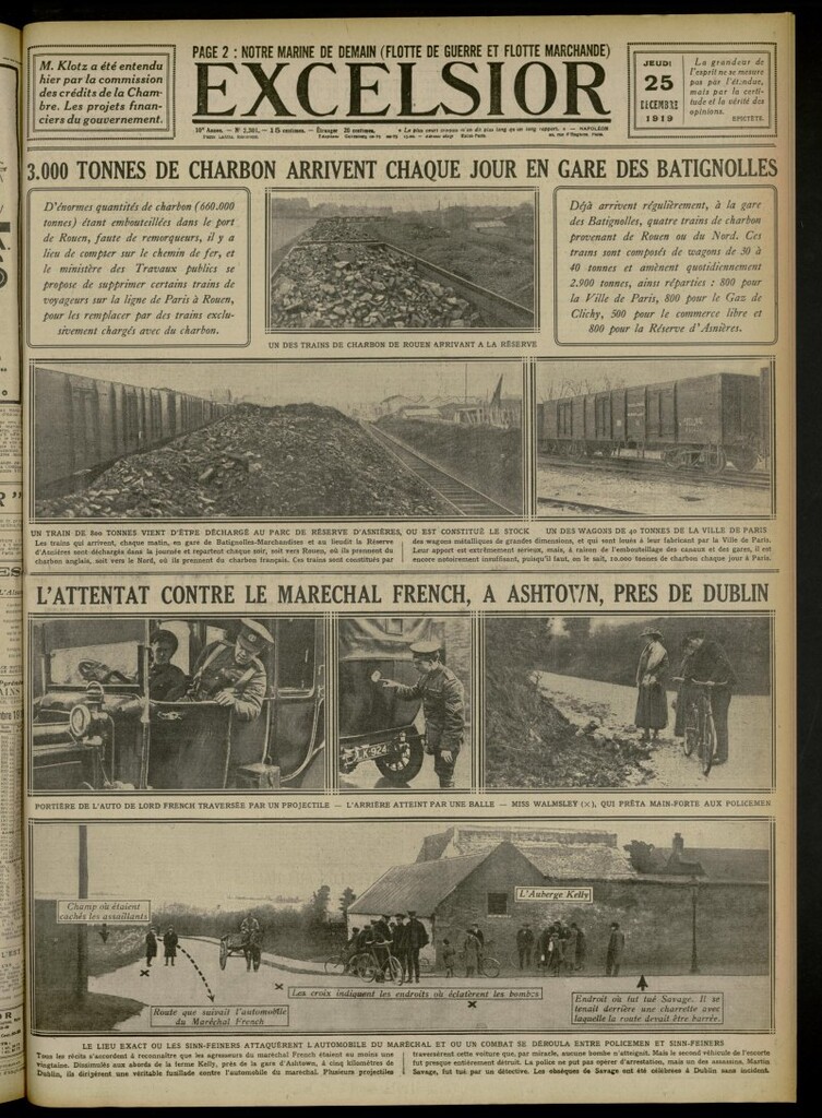 Miniatura de Excelsior: journal illustré quotidien de 25 de diciembre de 1919, nº 3301