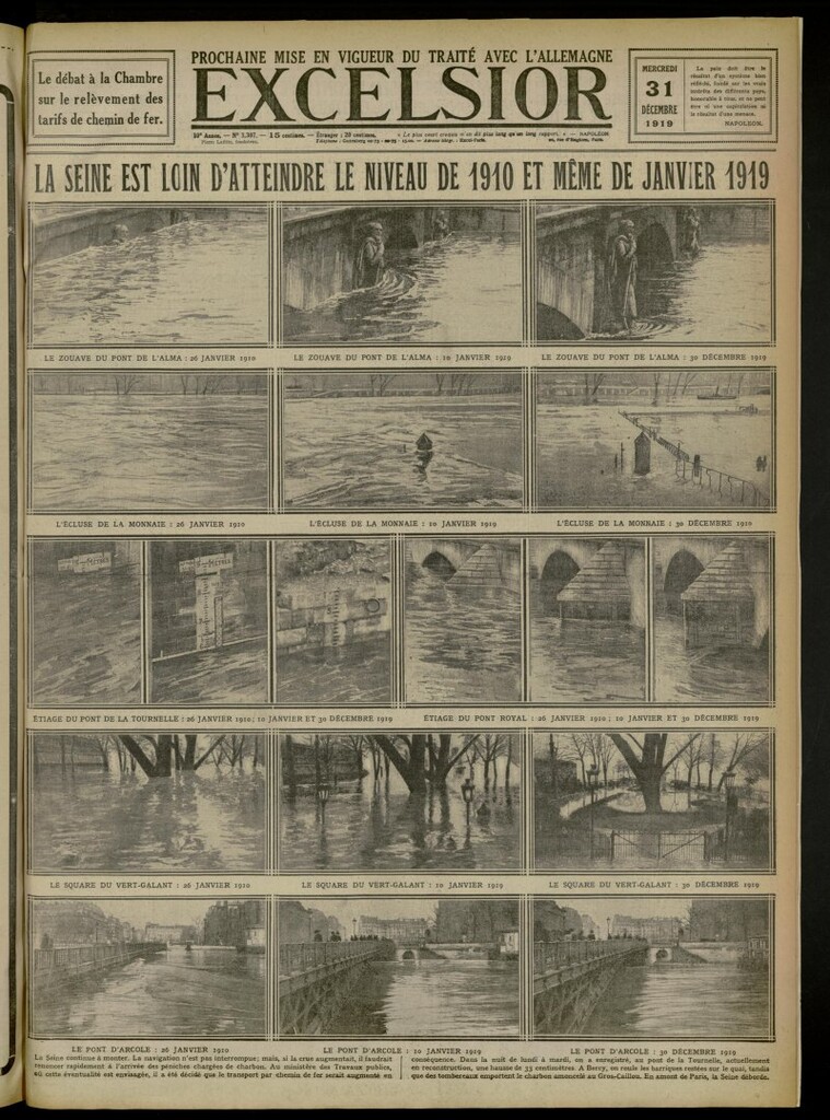 Miniatura de Excelsior: journal illustré quotidien de 31 de diciembre de 1919, nº 3307