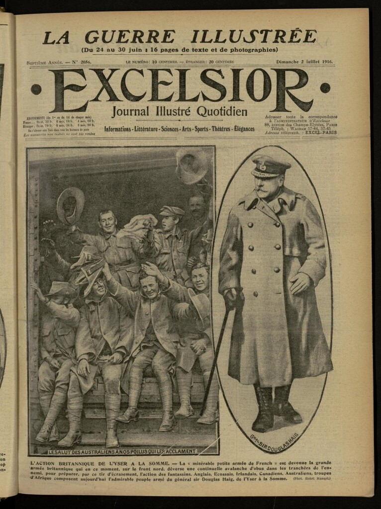 Miniatura de Excelsior: journal illustré quotidien de 2 de julio de 1916, nº 2056