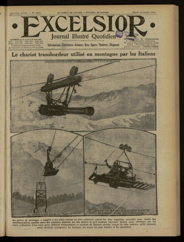 Miniatura de Excelsior: journal illustré quotidien de 18 de julio de 1916, nº 2072