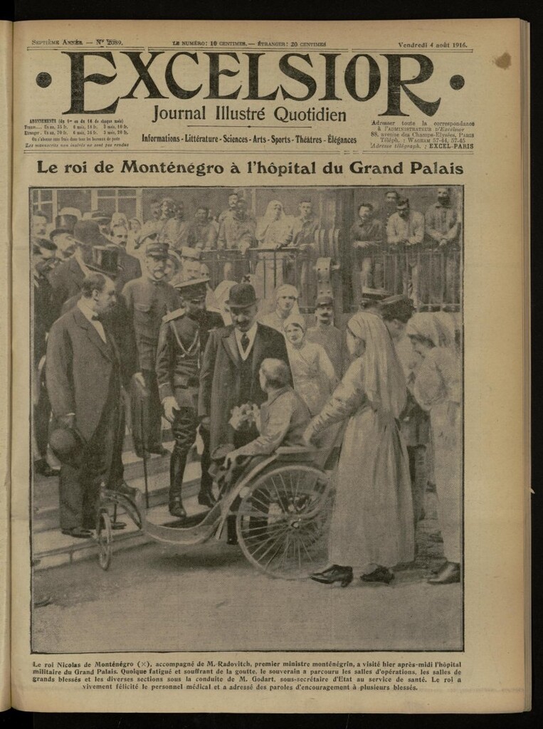Miniatura de Excelsior: journal illustré quotidien de 4 de agosto de 1916, nº 2089