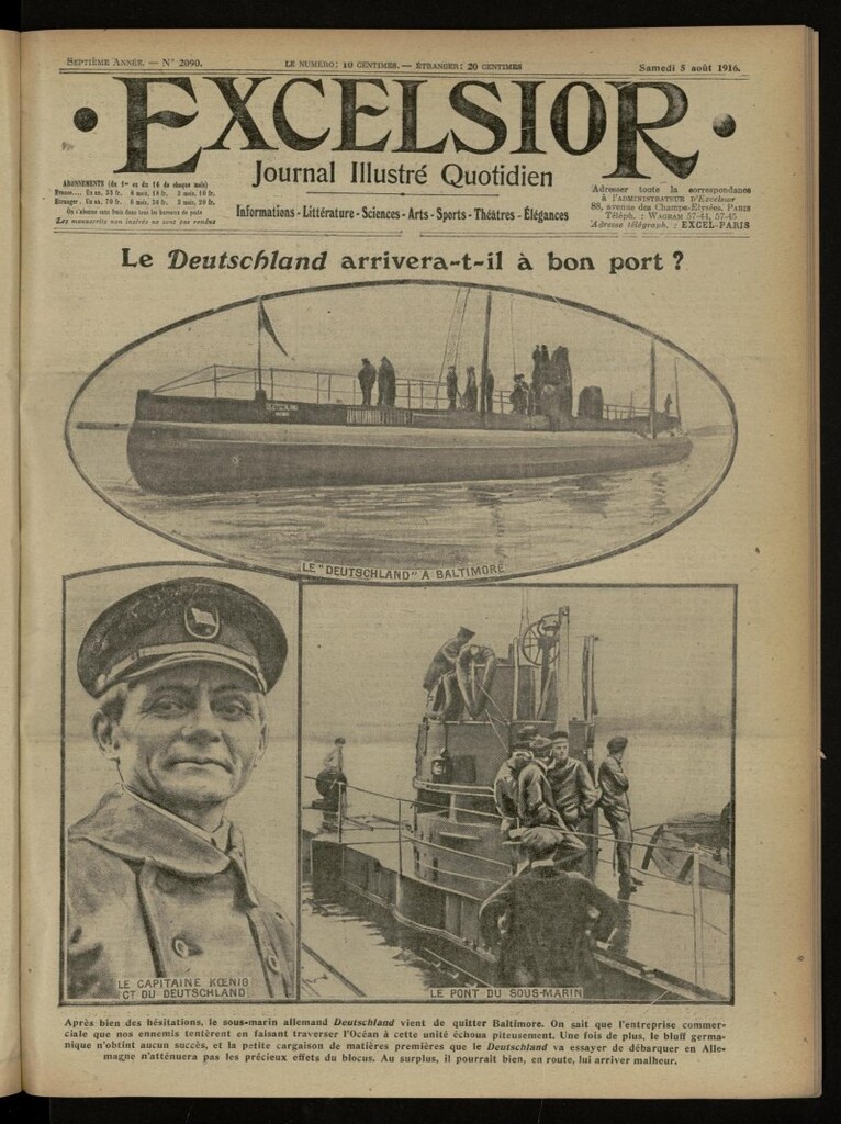 Miniatura de Excelsior: journal illustré quotidien de 5 de agosto de 1916, nº 2090
