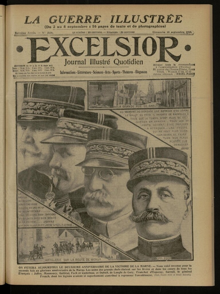 Miniatura de Excelsior: journal illustré quotidien de 10 de septiembre de 1916, nº 2126